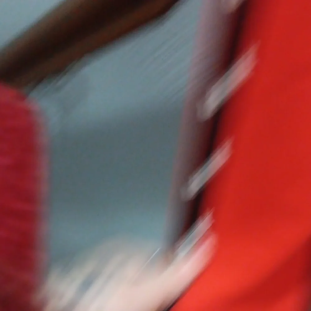 Lacoste Red Sweatshirt with Black Details